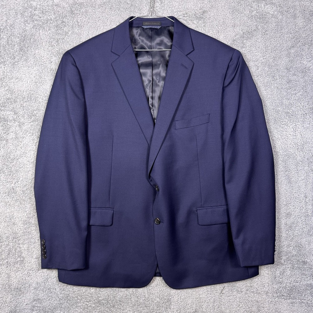Lauren Ralph Lauren Black Label Blazer Mens 48R Blue Wool Suit Jacket Sport Coat